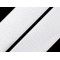 Bandă arici, complet (puf + scai), 10 cm - Alb (1 Metru)