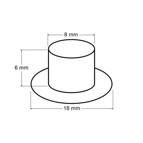 Set ocheți cu dispozitiv de atașare, ø8 mm - Alamă antică (30 Blistere) Set ocheți cu dispozitiv de atașare, ø8 mm - Alamă antică (30 Blistere)
