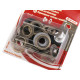 Set ocheți cu dispozitiv de atașare, ø8 mm - Alamă antică (30 Blistere) Set ocheți cu dispozitiv de atașare, ø8 mm - Alamă antică (30 Blistere)
