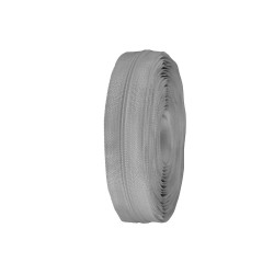 Fermoar spiralat metraj, cursor asic no 3 - Gri oțel (25 Metri)