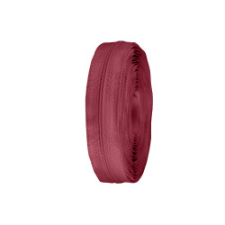 Fermoar spiralat metraj, cursor asic no 3 - Bordo (25 Metri)