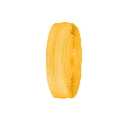 Fermoar spiralat metraj, cursor asic no 3 - Galben închis (25 Metri)