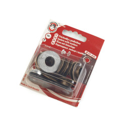 Set ocheți cu dispozitiv de atașare, ø12 mm - Alamă antică (1 Blister)