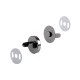 Închizatori / capse magnetice, finisaj nichel negru, ø18 mm - Nichel negru (5 Seturi) Închizatori / capse magnetice, finisaj nichel negru, ø18 mm - Nichel negru (5 Seturi)