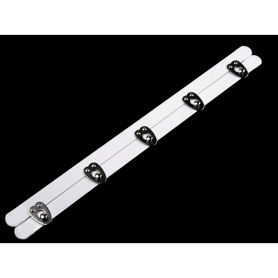 Închizător corset, diverse lungimi, lățime 12 mm, lungime 20; 25 cm - Alb (1 Pereche) Închizător corset, diverse lungimi, lățime 12 mm, lungime 20; 25 cm - Alb (1 Pereche)