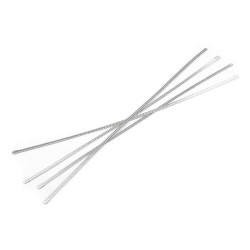 Balene metalice pentru corset, lățime 5 mm - Argintiu (100 Bucăți)
