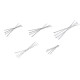 Balene metalice pentru corset, lățime 5 mm - Argintiu (4 Bucăți) Balene metalice pentru corset, lățime 5 mm - Argintiu (4 Bucăți)