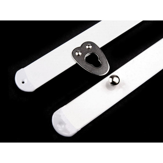 Închizător corset, 12 mm x 30; 35 cm - Alb (5 Perechi) Închizător corset, 12 mm x 30; 35 cm - Alb (5 Perechi)