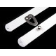 Închizător corset, 12 mm x 30; 35 cm - Alb (5 Perechi) Închizător corset, 12 mm x 30; 35 cm - Alb (5 Perechi)