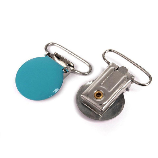 Clips pentru bretele, lățime 25 mm - Alb (20 Bucăți) Clips pentru bretele, lățime 25 mm - Alb (20 Bucăți)