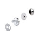 Închizatori / capse magnetice cu nit, ø18 mm - Alamă antică (20 Seturi) Închizatori / capse magnetice cu nit, ø18 mm - Alamă antică (20 Seturi)