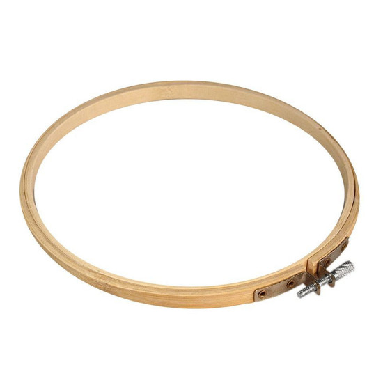 Gherghef broderie din bambus, ø18 cm - Bambus deschis (1 Bucată)