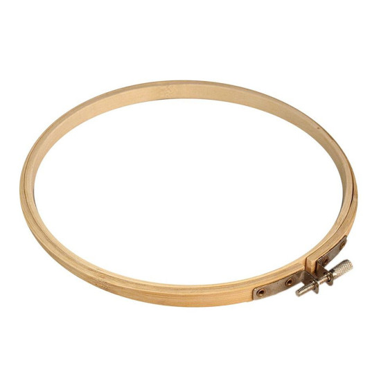 Gherghef broderie din bambus, ø18 cm - Bambus deschis (1 Bucată)