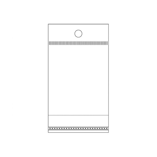 Pungi cu clapetă adezivă și agățătoare, 5x9 cm - Transparent (1000 Bucăți) Pungi cu clapetă adezivă și agățătoare, 5x9 cm - Transparent (1000 Bucăți)
