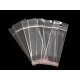 Pungi cu clapetă adezivă și agățătoare, 5x9 cm - Transparent (1000 Bucăți) Pungi cu clapetă adezivă și agățătoare, 5x9 cm - Transparent (1000 Bucăți)