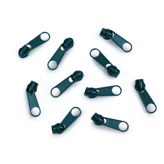 Cursor fermoar spiralat pol, no 3 - Bleu turcoaz (500 Bucăți) Cursor fermoar spiralat pol, no 3 - Bleu turcoaz (500 Bucăți)