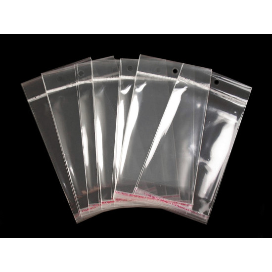 Pungi cu clapetă adezivă și agățătoare, 10x13,5 cm - Transparent (1000 Bucăți) Pungi cu clapetă adezivă și agățătoare, 10x13,5 cm - Transparent (1000 Bucăți)