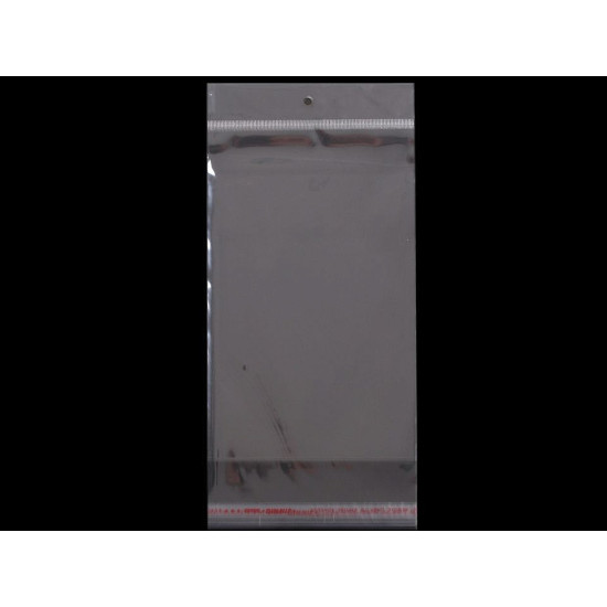 Pungi cu clapetă adezivă și agățătoare, 13x22cm - Transparent (12000 Bucăți) Pungi cu clapetă adezivă și agățătoare, 13x22cm - Transparent (12000 Bucăți)