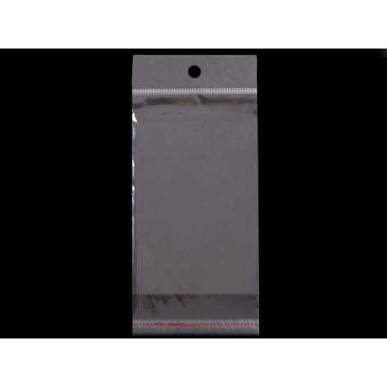 Pungi cu clapetă adezivă și agățătoare, 10x22 cm - Transparent (16000 Bucăți) Pungi cu clapetă adezivă și agățătoare, 10x22 cm - Transparent (16000 Bucăți)