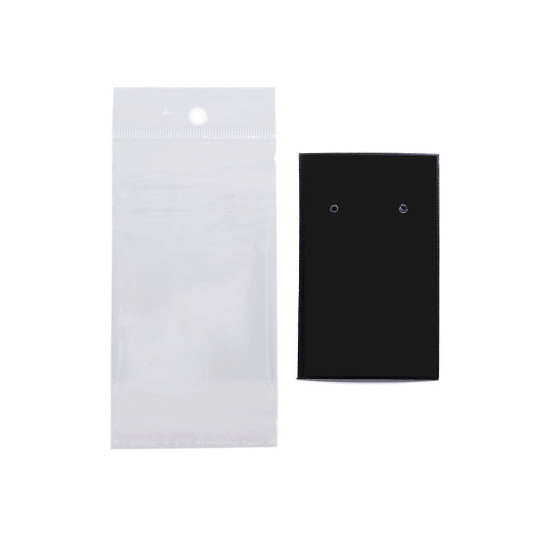 Etichete cu pungă pentru bijuterii, 50x80 mm - Alb sidefat (400 Seturi) Etichete cu pungă pentru bijuterii, 50x80 mm - Alb sidefat (400 Seturi)