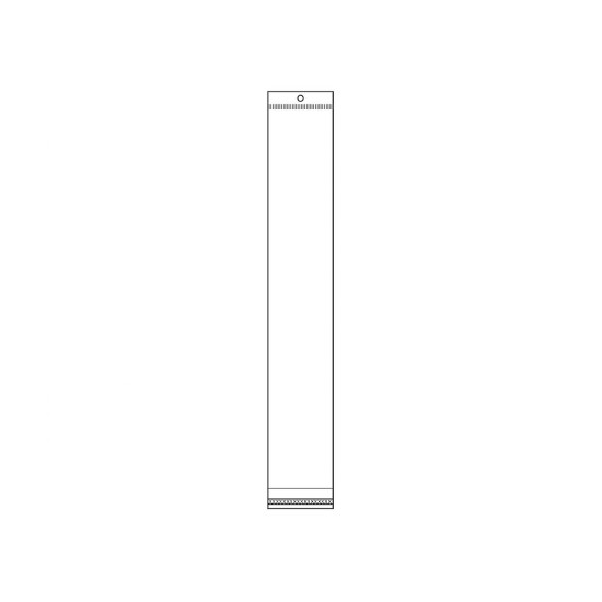 Pungi cu clapetă adezivă și agățătoare, 7x45 cm - Transparent (1000 Bucăți) Pungi cu clapetă adezivă și agățătoare, 7x45 cm - Transparent (1000 Bucăți)
