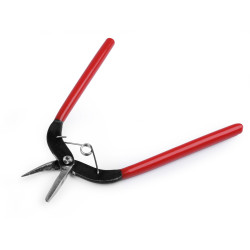 Clește rotund - concav pentru bijuterii handmade, 160 mm - Roșu închis (1 Bucată)