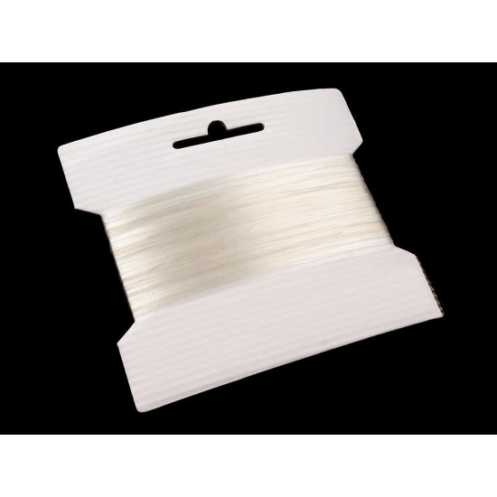 Elastic siliconic, lățime 4 mm - Transparent (20 Metri)