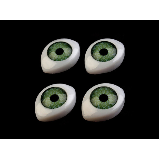 Ochi de plastic pentru jucării, 12x17mm - Albastru delta (60 Bucăți) Ochi de plastic pentru jucării, 12x17mm - Albastru delta (60 Bucăți)
