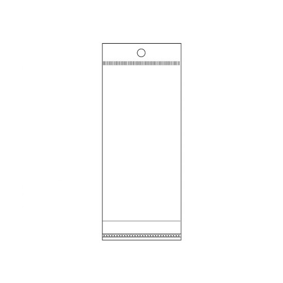 Pungi cu clapetă adezivă și agățătoare, 6x15 cm - Transparent (400 Bucăți) Pungi cu clapetă adezivă și agățătoare, 6x15 cm - Transparent (400 Bucăți)