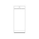 Pungi cu clapetă adezivă și agățătoare, 6x15 cm - Transparent (400 Bucăți) Pungi cu clapetă adezivă și agățătoare, 6x15 cm - Transparent (400 Bucăți)