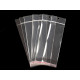 Pungi cu clapetă adezivă și agățătoare, 6x15 cm - Transparent (400 Bucăți) Pungi cu clapetă adezivă și agățătoare, 6x15 cm - Transparent (400 Bucăți)