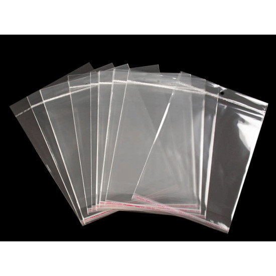 Pungi cu clapetă adezivă și agățătoare, 20x24 cm - Transparent (1000 Bucăți) Pungi cu clapetă adezivă și agățătoare, 20x24 cm - Transparent (1000 Bucăți)