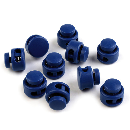 Opritori șnur, 2 găuri, 13x15 mm - Alb (200 Bucăți) Opritori șnur, 2 găuri, 13x15 mm - Alb (200 Bucăți)