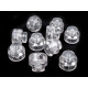 Opritori șnur, 2 găuri, 13x15 mm - Alb (200 Bucăți) Opritori șnur, 2 găuri, 13x15 mm - Alb (200 Bucăți)