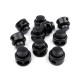 Opritori șnur, 2 găuri, 13x15 mm - Alb (200 Bucăți) Opritori șnur, 2 găuri, 13x15 mm - Alb (200 Bucăți)