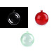 Glob plastic transparent format din două parți, ø6 cm - Verde deschis (12 Bucăți) Glob plastic transparent format din două parți, ø6 cm - Verde deschis (12 Bucăți)