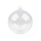 Glob plastic transparent format din două parți, 8,5 cm - Transparent (2 Bucăți) Glob plastic transparent format din două parți, 8,5 cm - Transparent (2 Bucăți)