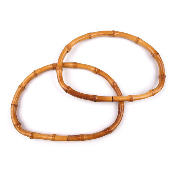 Mânere din bambus pentru geantă, 14,5x19,5 cm - Bambus mediu (30 Bucăți) Mânere din bambus pentru geantă, 14,5x19,5 cm - Bambus mediu (30 Bucăți)