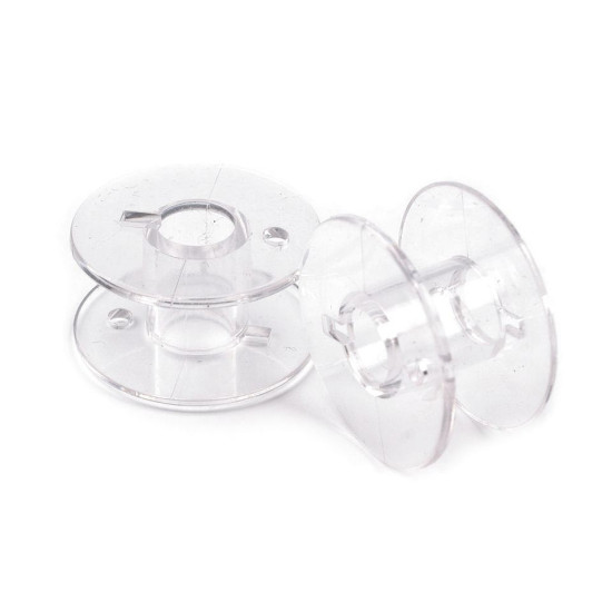 Bobine din plastic pentru masină de cusut lucznik - Transparent (10 Bucăți) Bobine din plastic pentru masină de cusut lucznik - Transparent (10 Bucăți)