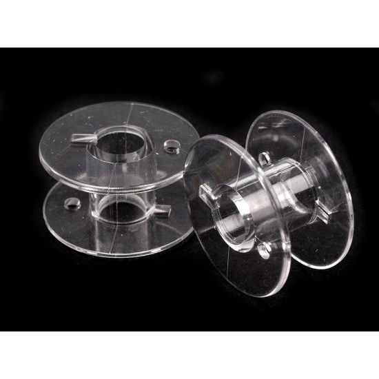 Bobine din plastic pentru masină de cusut lucznik - Transparent (10 Bucăți) Bobine din plastic pentru masină de cusut lucznik - Transparent (10 Bucăți)