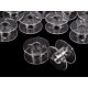 Bobine din plastic pentru masină de cusut lucznik - Transparent (10 Bucăți) Bobine din plastic pentru masină de cusut lucznik - Transparent (10 Bucăți)