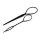Accesoriu păr / coafură, 2 buc/set - Negru (10 Seturi)