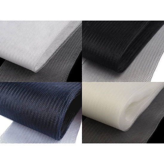 Rijelină fină, lățime 8 cm - Negru (1 Metru) Rijelină fină, lățime 8 cm - Negru (1 Metru)