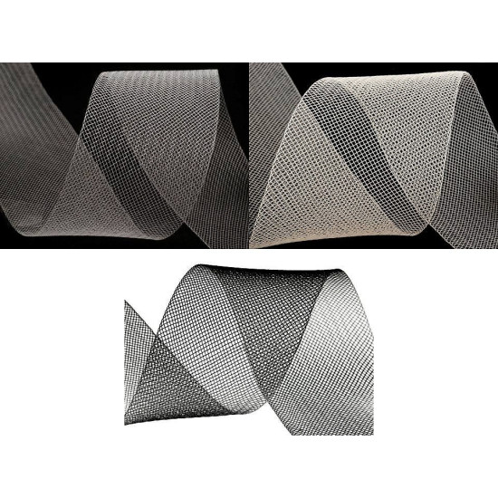 Rijelină fină, lățime 4,5 cm - Crem deschis (20 Metri) Rijelină fină, lățime 4,5 cm - Crem deschis (20 Metri)