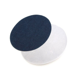 Petice termoadezive jeans, 11x14 cm - Albastru închis (1 Sac)