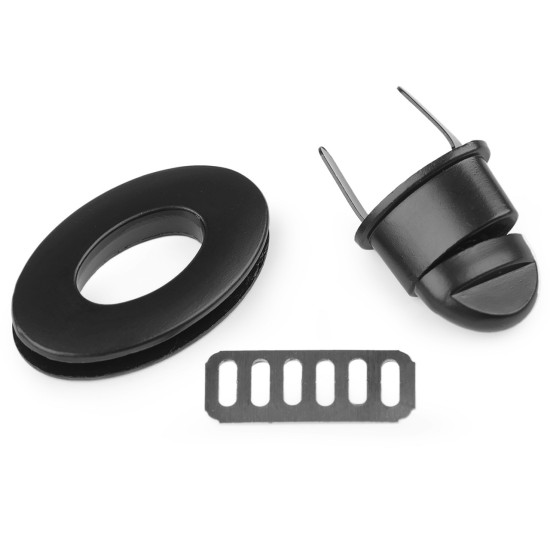 Închizătoare poșetă, 23x37 mm - Auriu clasic (1 Set) Închizătoare poșetă, 23x37 mm - Auriu clasic (1 Set)