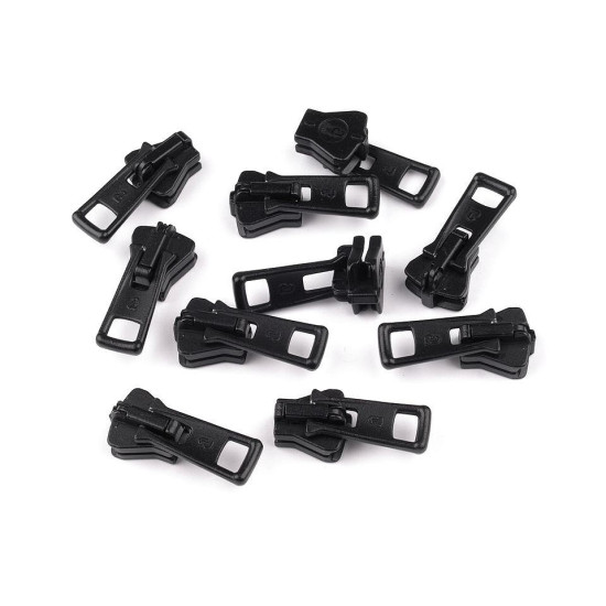 Cursor fermoar injectat alfa, no 5 - Negru (100 Bucăți) Cursor fermoar injectat alfa, no 5 - Negru (100 Bucăți)