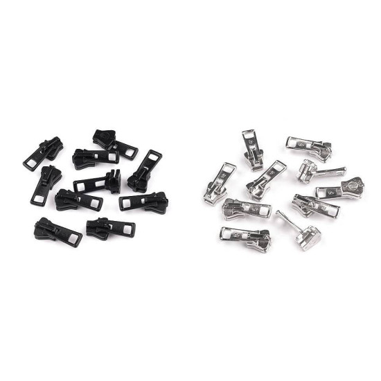 Cursor fermoar injectat alfa, no 5 - Negru (100 Bucăți) Cursor fermoar injectat alfa, no 5 - Negru (100 Bucăți)