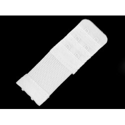 Prelungire sutien, lățime 3 cm - Alb (1 Bucată)