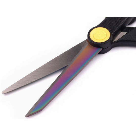 Foarfecă universală, mâner ergonomic, lungime 21,5 cm - Galben deschis (12 Bucăți) Foarfecă universală, mâner ergonomic, lungime 21,5 cm - Galben deschis (12 Bucăți)